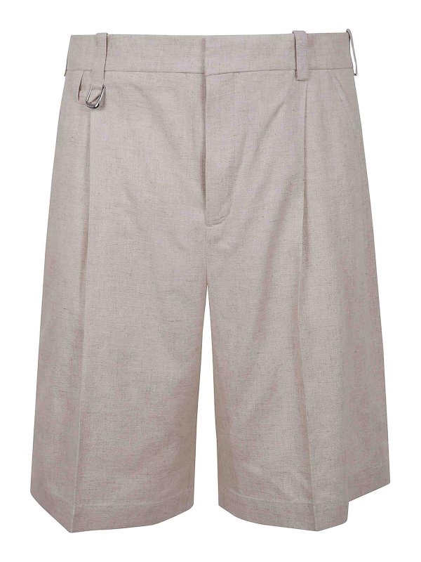 JACQUEMUS: トラウザーショーツ - ショートパンツ - ヌードカラー