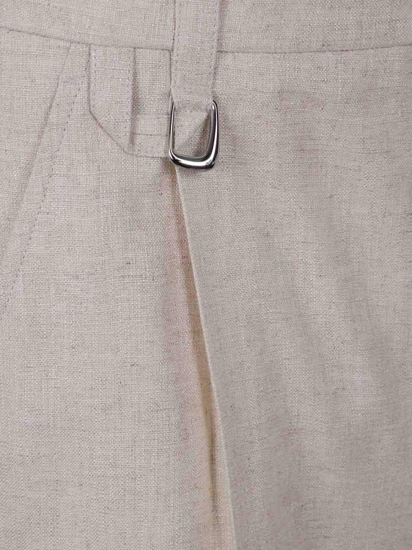 The Best Shops JACQUEMUS: トラウザーショーツ - ショートパンツ - ヌードカラー