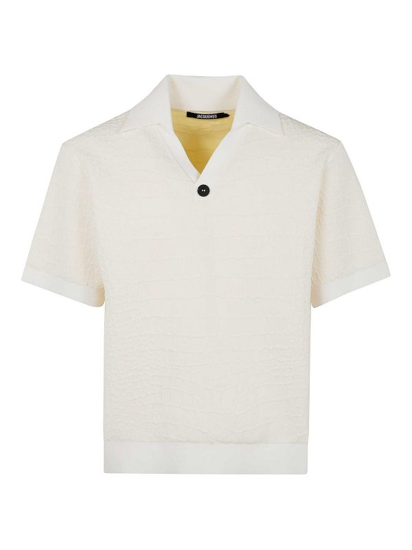 JACQUEMUS: Polos - Polo - Blanco