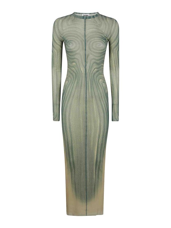 JEAN PAUL GAULTIER: Maxi robe - Maxi Robe - Spiral