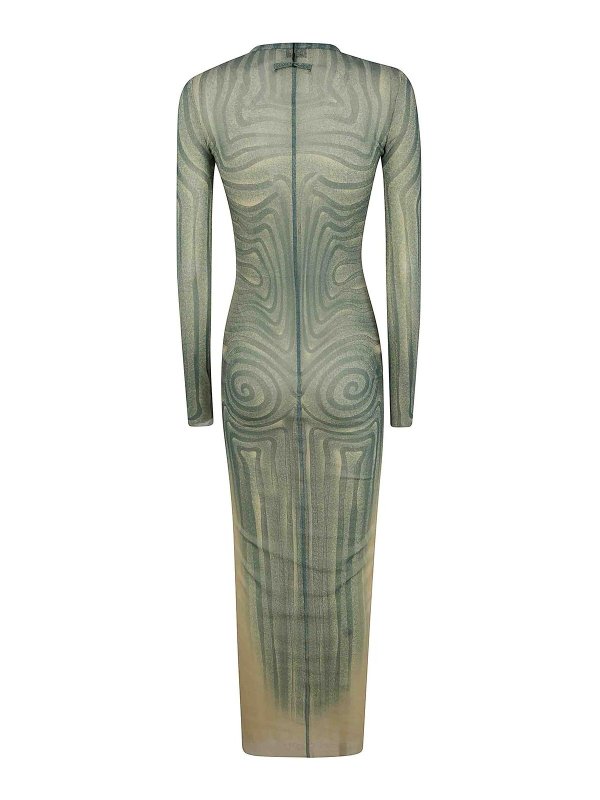 JEAN PAUL GAULTIER: Maxi robe online - Maxi Robe - Spiral