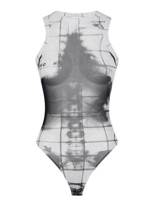 JEAN PAUL GAULTIER: Tops y camisetas sin mangas - Top - Blanco