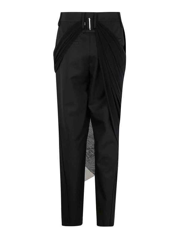 JEAN PAUL GAULTIER: Maßgeschneiderte und Formale Hosen online - Formale Hose - Schwarz