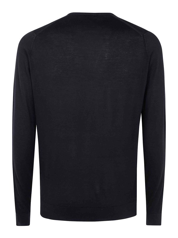 JOHN SMEDLEY: crew necks online - Hatfield Long Sleeves Crewneck Pullover