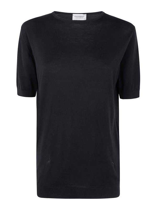 JOHN SMEDLEY: T-shirts - T-Shirt - Noir