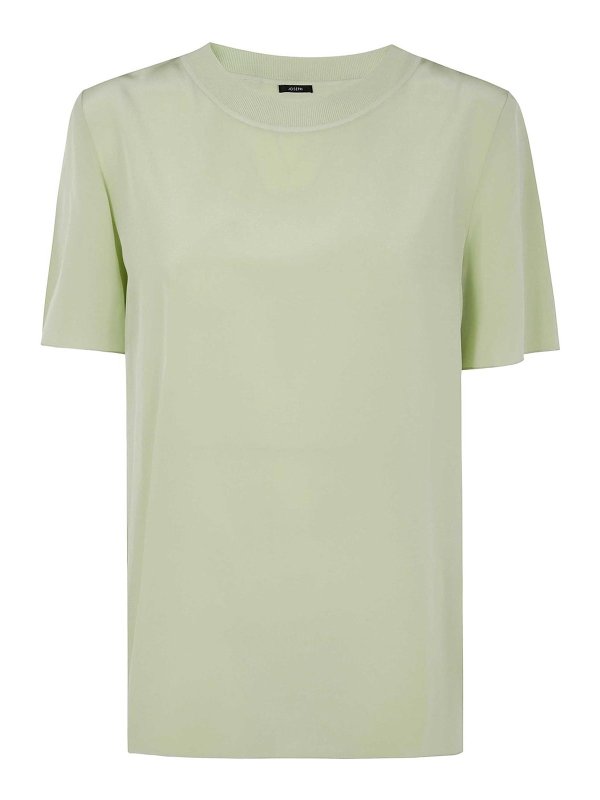 Joseph Rubin Blouse Crepe de Soie - Green - Women | JF0090741336 Joseph Rubin Blouse Crepe de Soie - Green - Women | JF0090741336