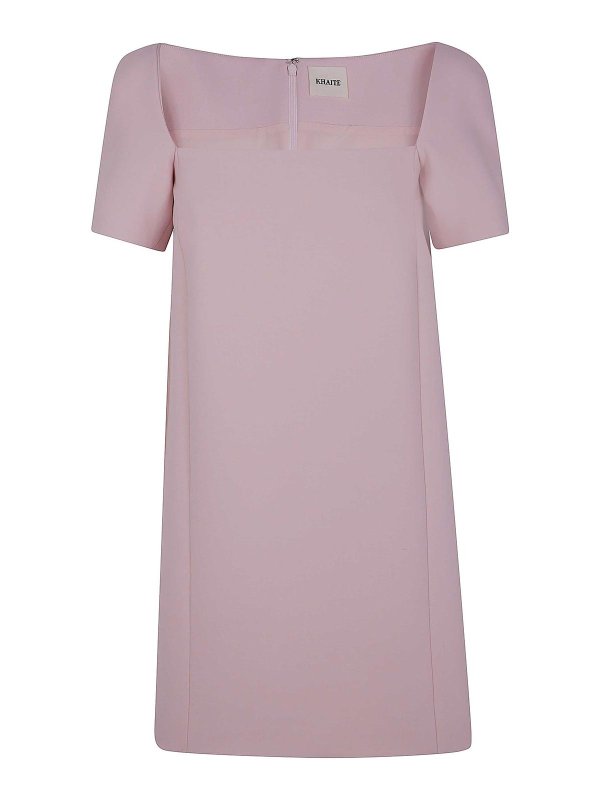 KHAITE: ニーレングスドレス - 膝丈ドレス - ピンク