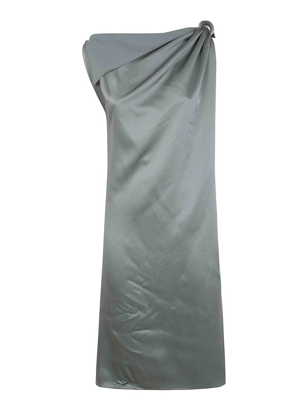 LANVIN: Knielange Kleider - Knielanges Kleid - Grün