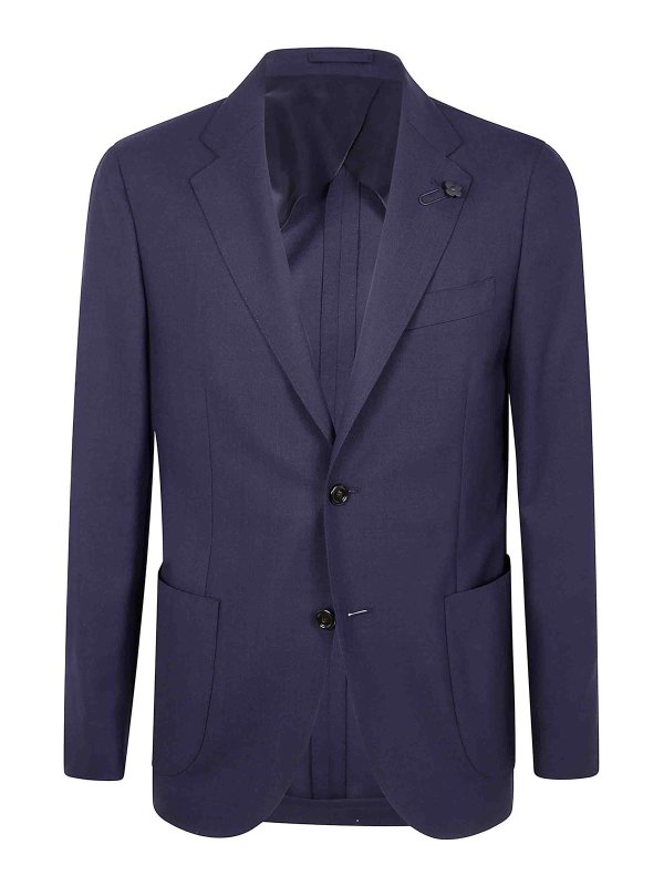 LARDINI: Chaquetas casual - Chaqueta Casual - Azul