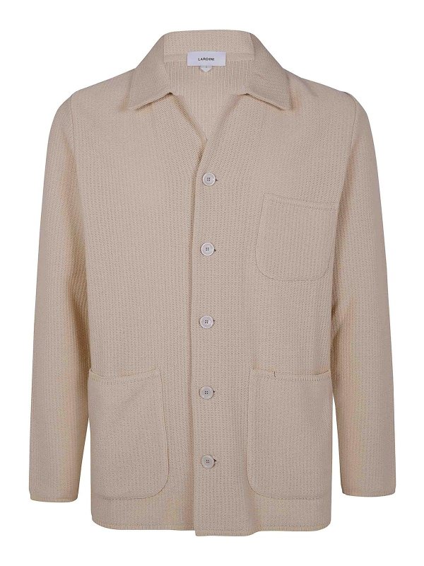 LARDINI: casual jackets - Man Knit Jacket