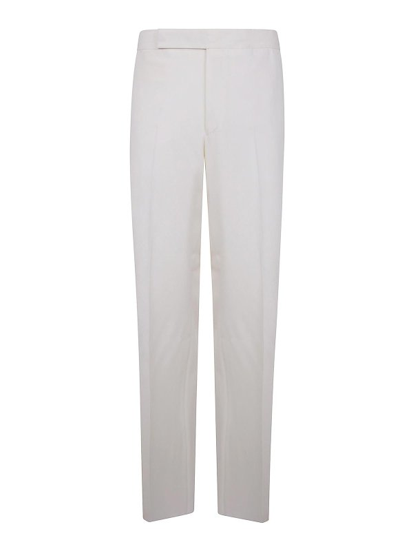 LARDINI: Pantalons casual - Pantalons Décontractés - Blanc