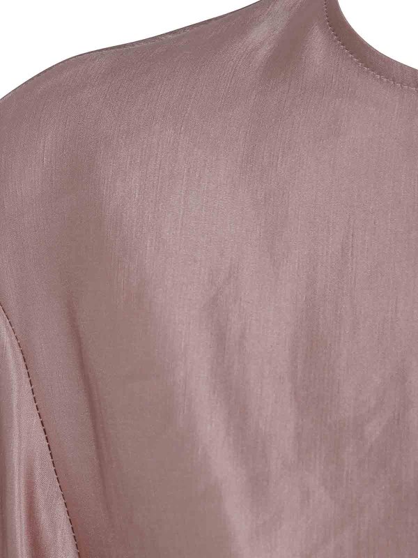 Loulou Studio Nino Round Neck Blouse - Pink - Women | NINOPETAL
