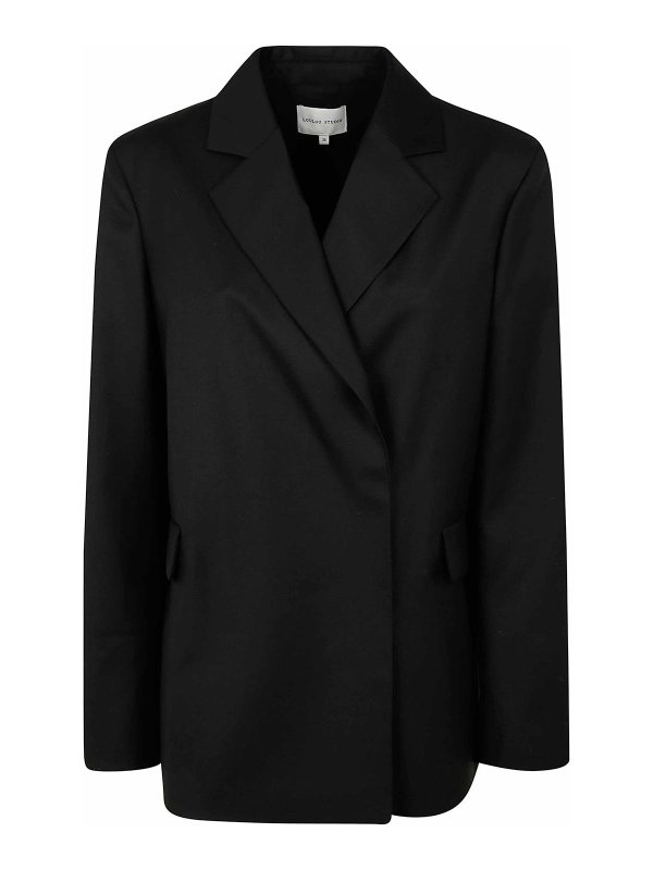 LOULOU STUDIO: Vestes de costume - Blazer - Noir