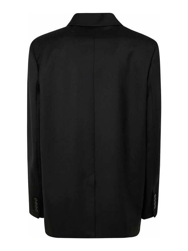 ジャケット Loulou Studio SS25 ARLO DOUBLE-BREASTED JACKET (ARLO BLACK) Loulou Studio Arlo Double-Breasted Jacket Clothing – BALTINI