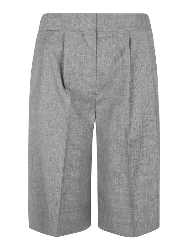 LOULOU STUDIO: Trousers Shorts - Soan Tailored Bermuda Shorts