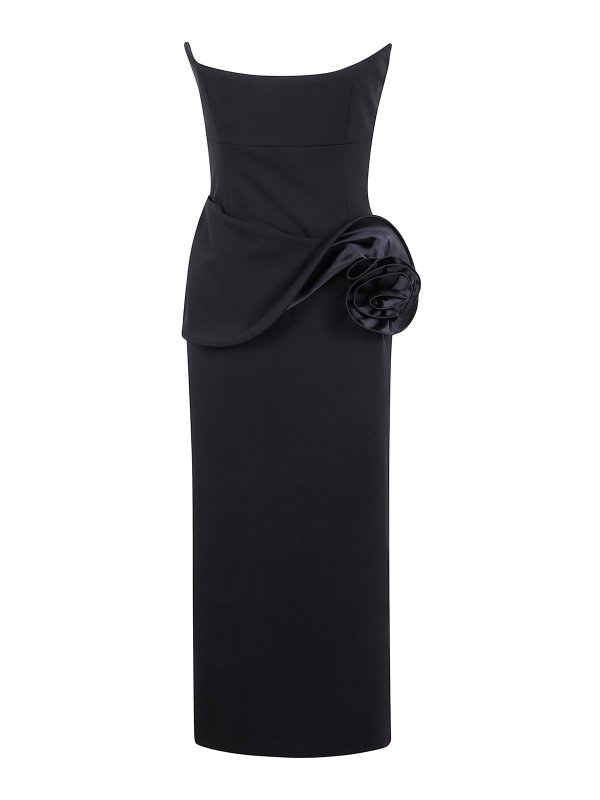 MAGDA BUTRYM: イブニングドレス - イブニングドレス - 黒