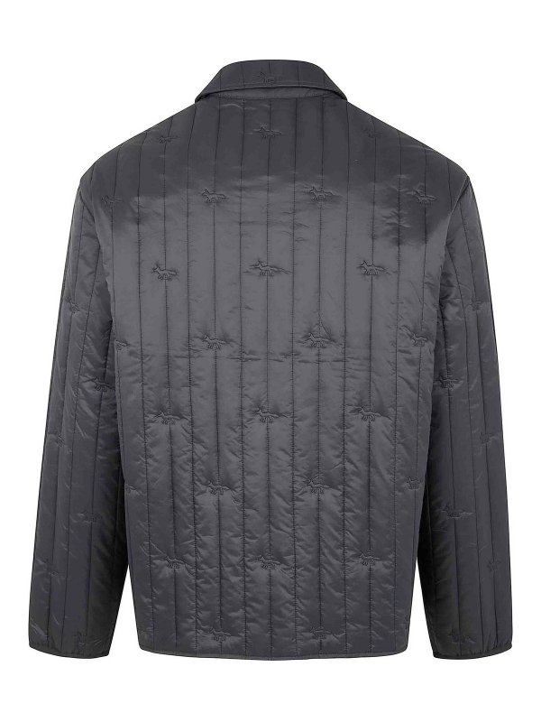 MAISON KITSUNÉ: knee length coats online - Quilted Blouson