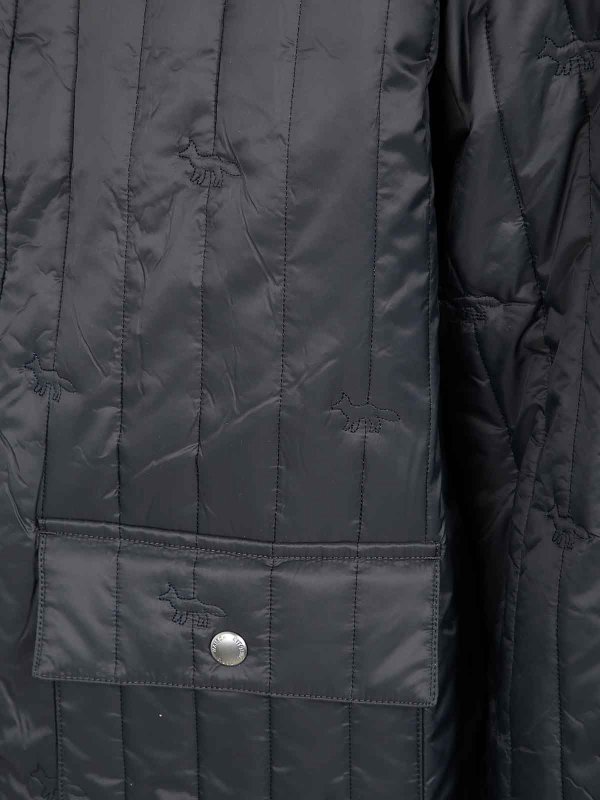 The Best Shops MAISON KITSUNÉ: knee length coats - Quilted Blouson