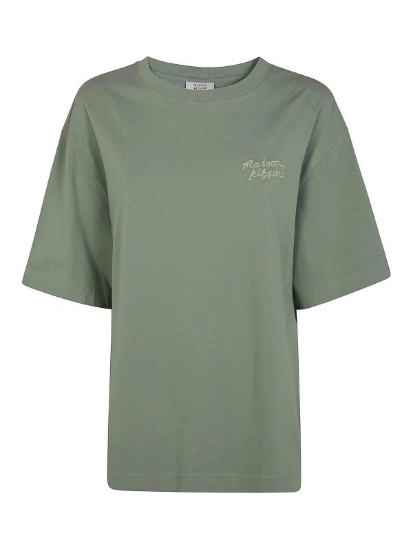 MAISON KITSUNÉ: t-shirts - Oversize tee