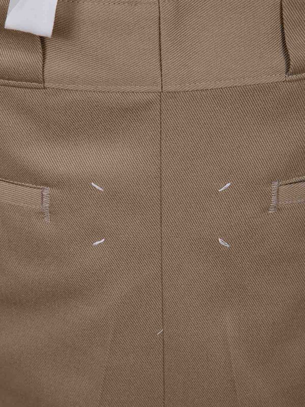 The Best Shops Maison Margiela: Lange Röcke - Langer Rock - Braun