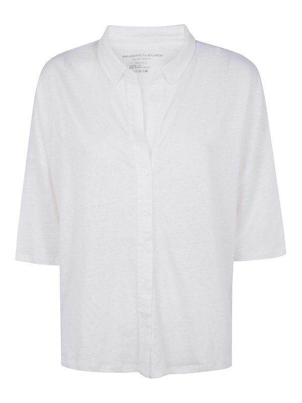 Majestic Filatures: Camisas - Camisa - Blanco