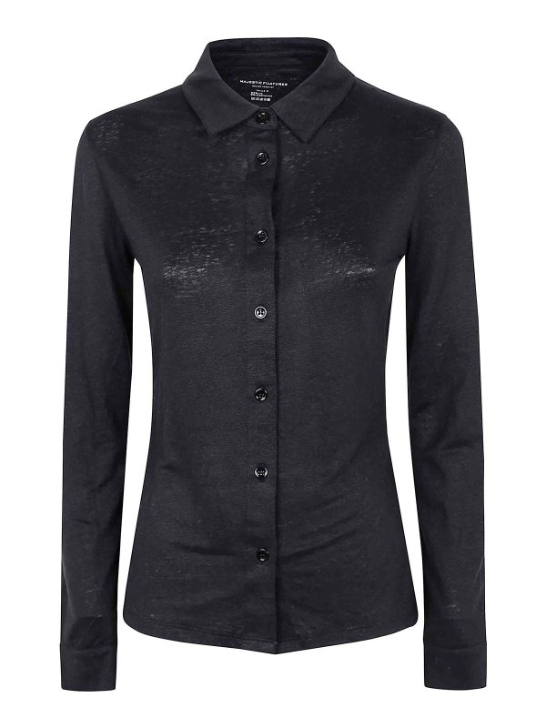 Majestic Filatures: シャツ - シャツ - 黒
