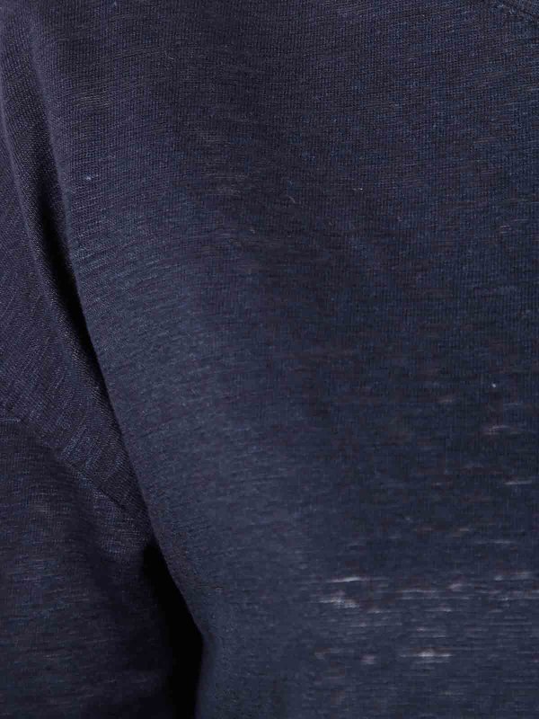 The Best Shops Majestic Filatures: maglia collo a barchetta - Pullover in lino