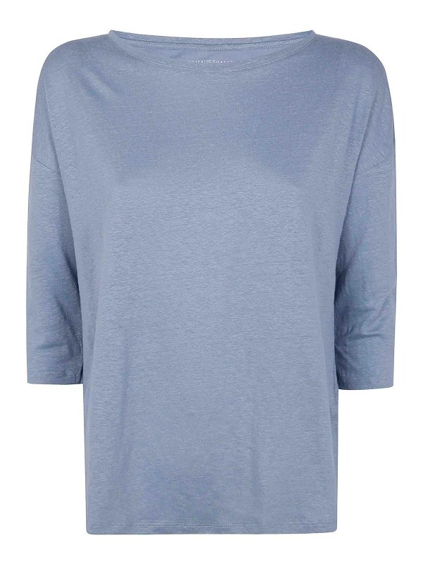 Majestic Filatures: boat necks - Linen pullover