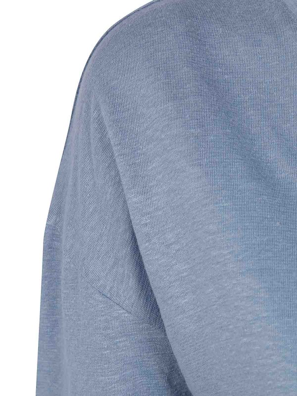 The Best Shops Majestic Filatures: boat necks - Linen pullover