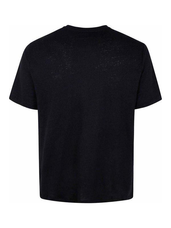 Majestic Filatures: crew necks online - Short Sleeves Round Neck Sweater