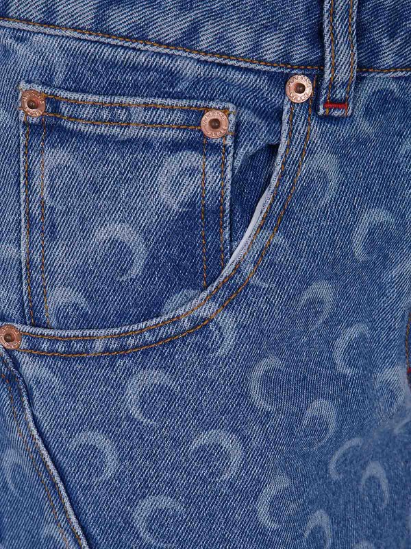 The Best Shops MARINE SERRE: ミニスカート - ミニスカート - ブルー