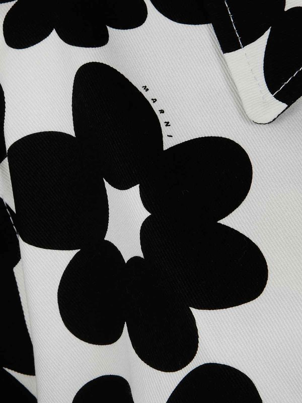 The Best Shops Marni: cappotti al ginocchio - Cappotto con stampa