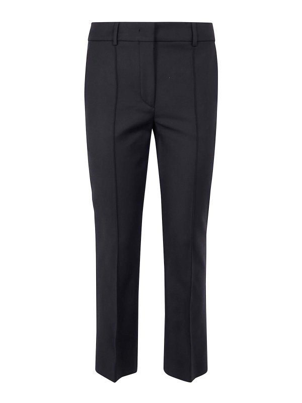 SPORTMAX: カジュアルトラウザー - カジュアルパンツ - 黒