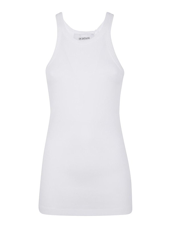SPORTMAX: Tops und Tank Tops - Top - Weiß