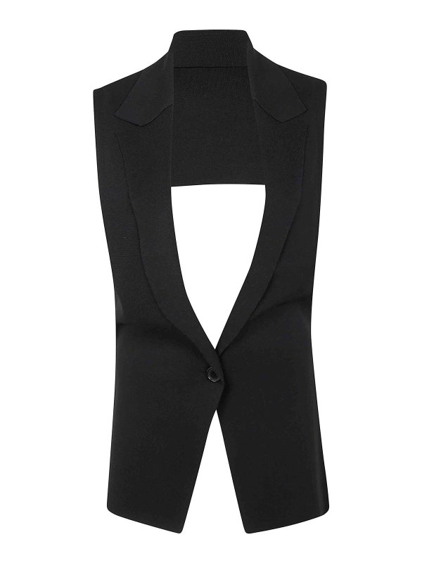 MRZ: ベスト＆チョッキ - ウェストコート/ジレ - 黒