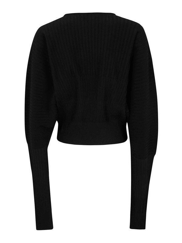 MRZ: Strickpullover mit Rundhalsausschnitt online - Rundhalspullover - Schwarz