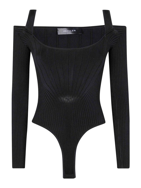 MUGLER: Tops & Tank tops - Long Sleeves Body