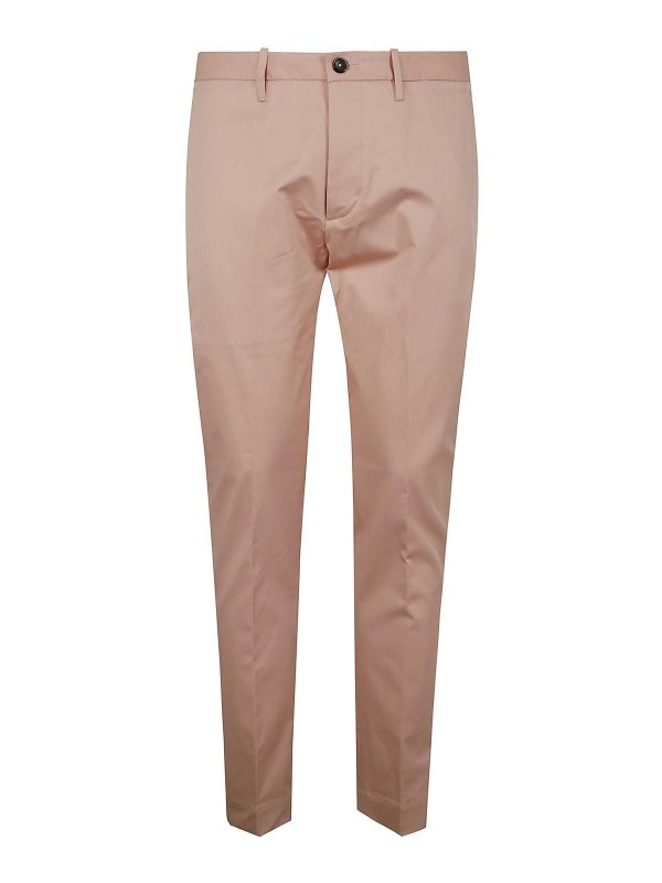 NINE IN THE MORNING: casual trousers - Easy Chino Slim Man Trousers