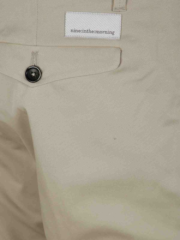 The Best Shops NINE IN THE MORNING: casual trousers - Easy Chino Slim Man Trousers