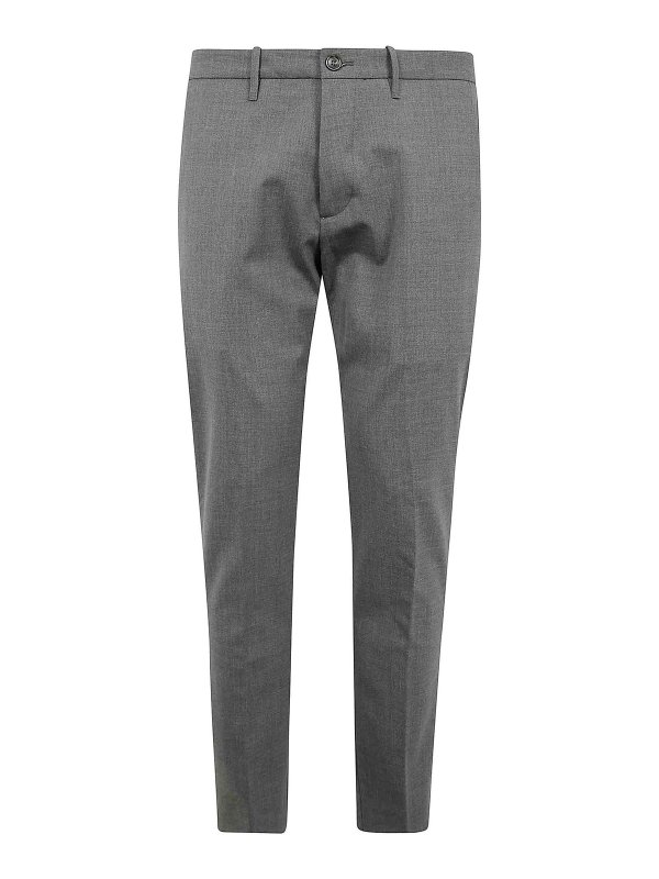 NINE IN THE MORNING: Pantalones casual - Pantalón Casual - Gris