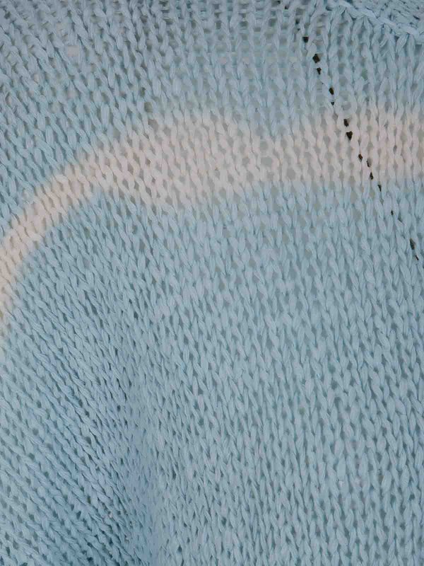 The Best Shops NUUR: Strickpullover mit Rundhalsausschnitt - Rundhalspullover - Blau