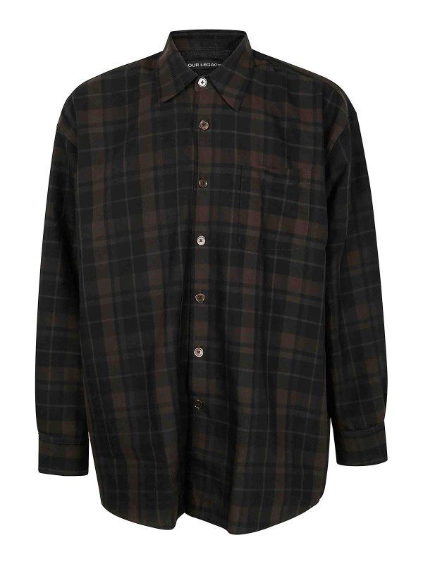 OUR LEGACY: shirts - Mens Shirting Borrowed Shirt