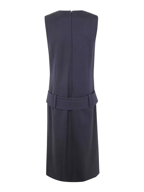 PATOU: ニーレングスドレス online - 膝丈ドレス - ブルー