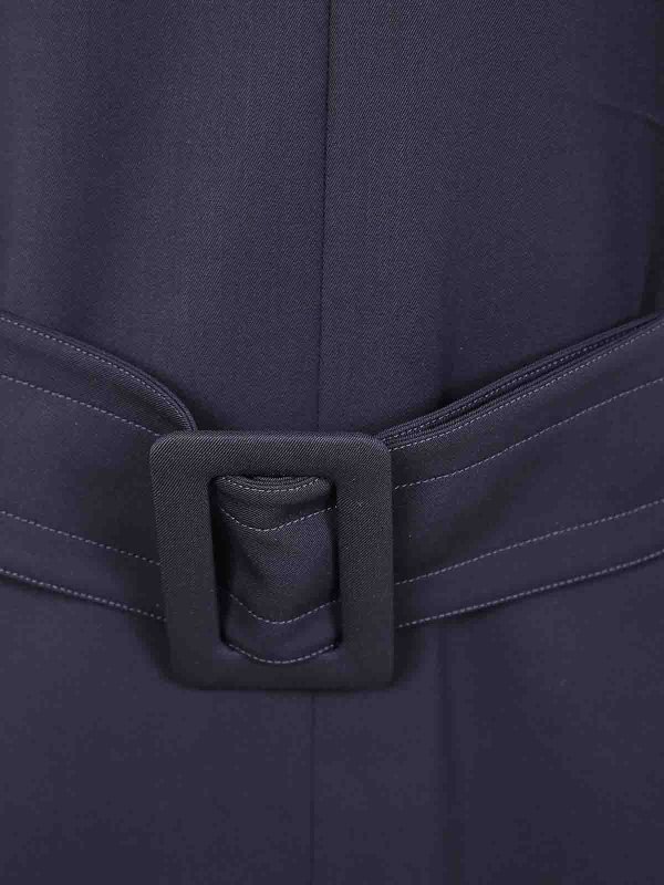 The Best Shops PATOU: ニーレングスドレス - 膝丈ドレス - ブルー