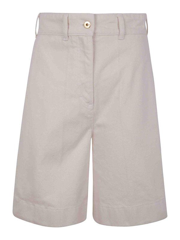 PATOU: トラウザーショーツ - ショートパンツ - ヌードカラー
