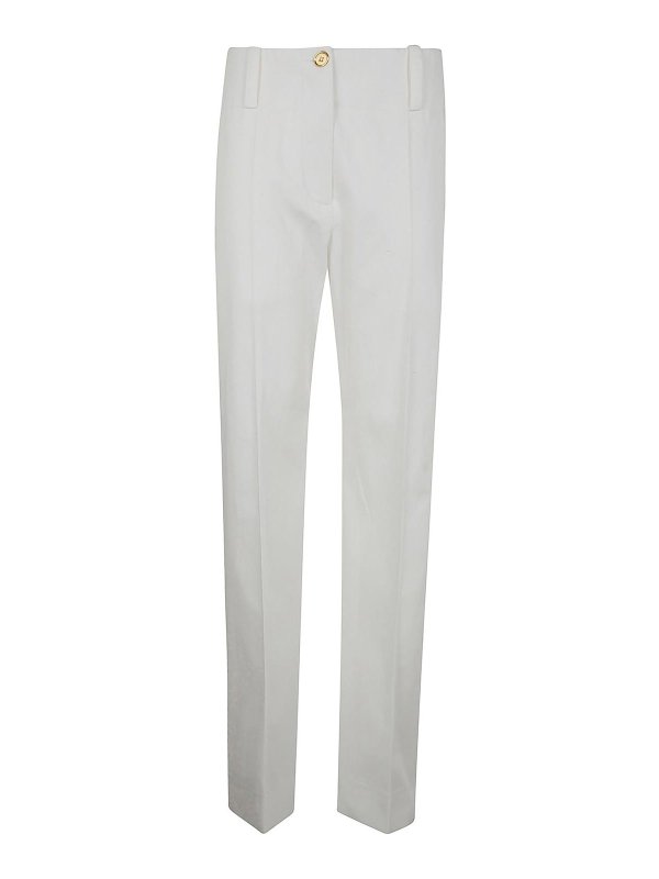 PATOU: カジュアルトラウザー - カジュアルパンツ - 白