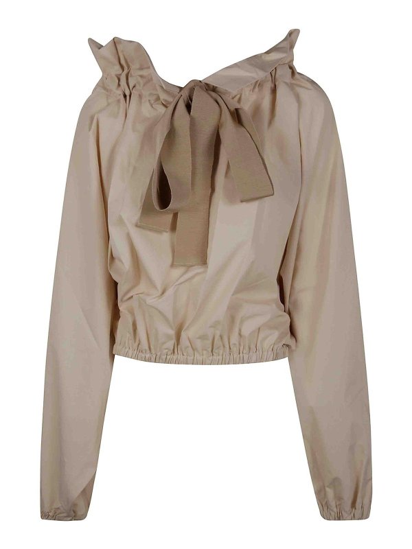 PATOU: Tops y camisetas sin mangas - Top - Color Carne Y Neutral
