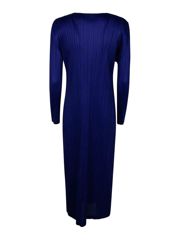 PLEATS PLEASE ISSEY MIYAKE: Knielange Kleider online - Knielanges Kleid - Blau