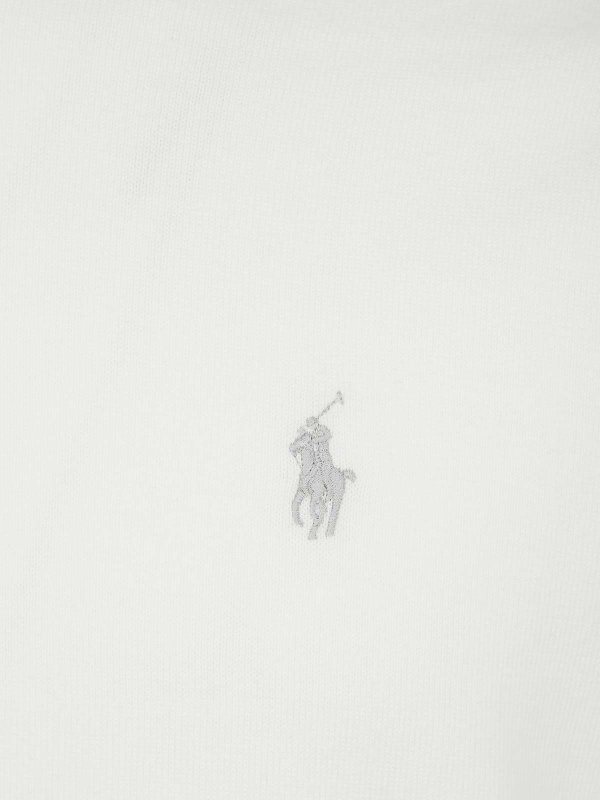 The Best Shops POLO RALPH LAUREN: Strickpullover mit Rundhalsausschnitt - Rundhalspullover - Weiß