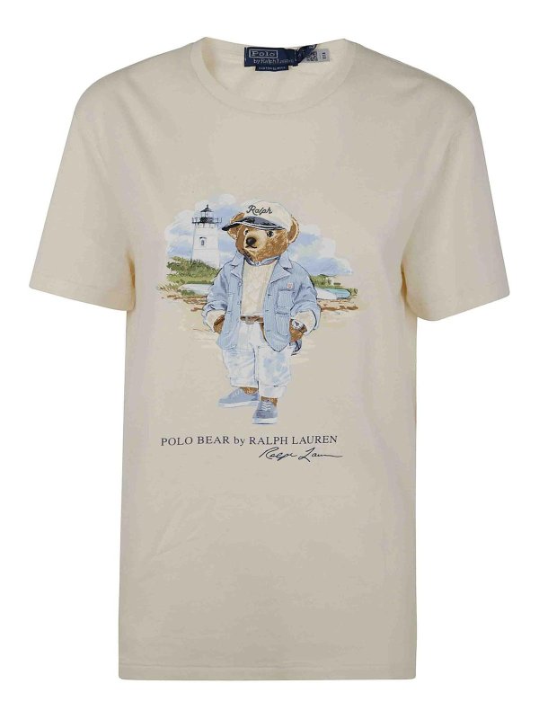 POLO RALPH LAUREN: T-shirts - T-Shirt - Weiß